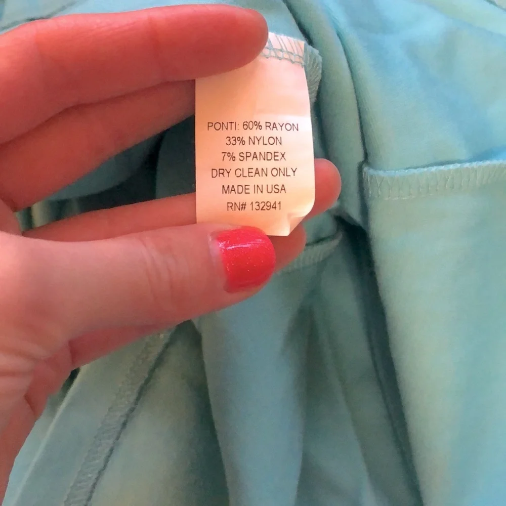 Amanda Uprichard | Teal Blue Skater Dress | S - Picture 6 of 6